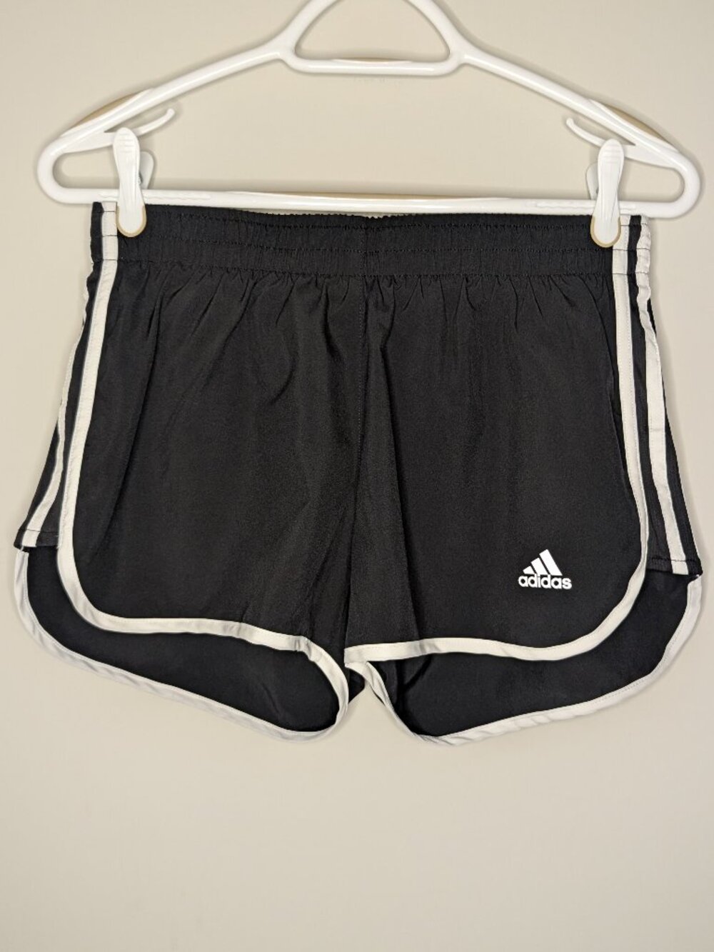 Adidas Black Track Short Inseam 3” Size S